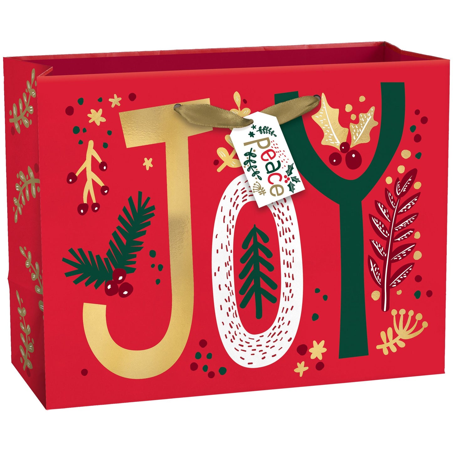 Medium Horizontal Gift Bag - Joy