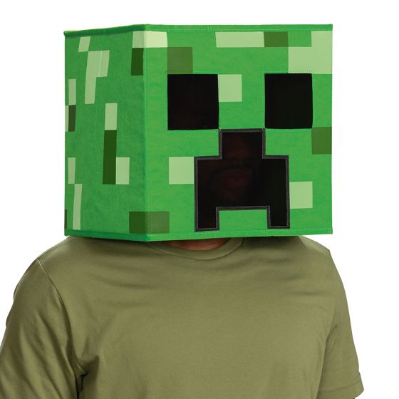 Creeper Block Head - Minecraft