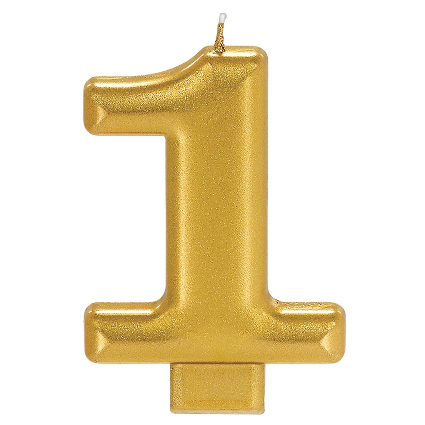 Gold Number Candle - 1
