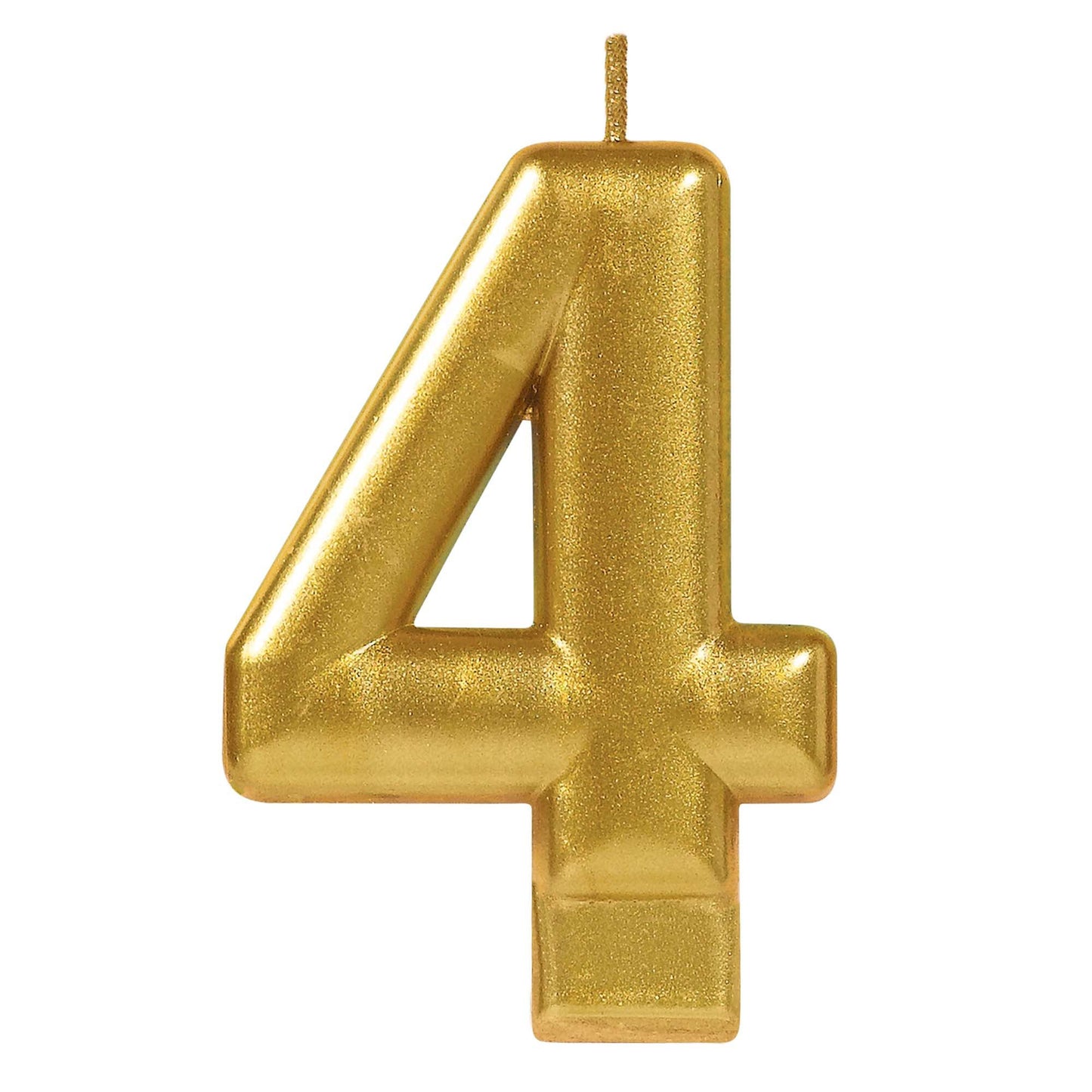 Gold Number Candle - 4