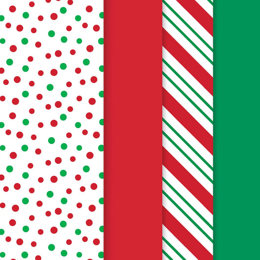 Tissue Paper - Christmas Stripe 30ct.