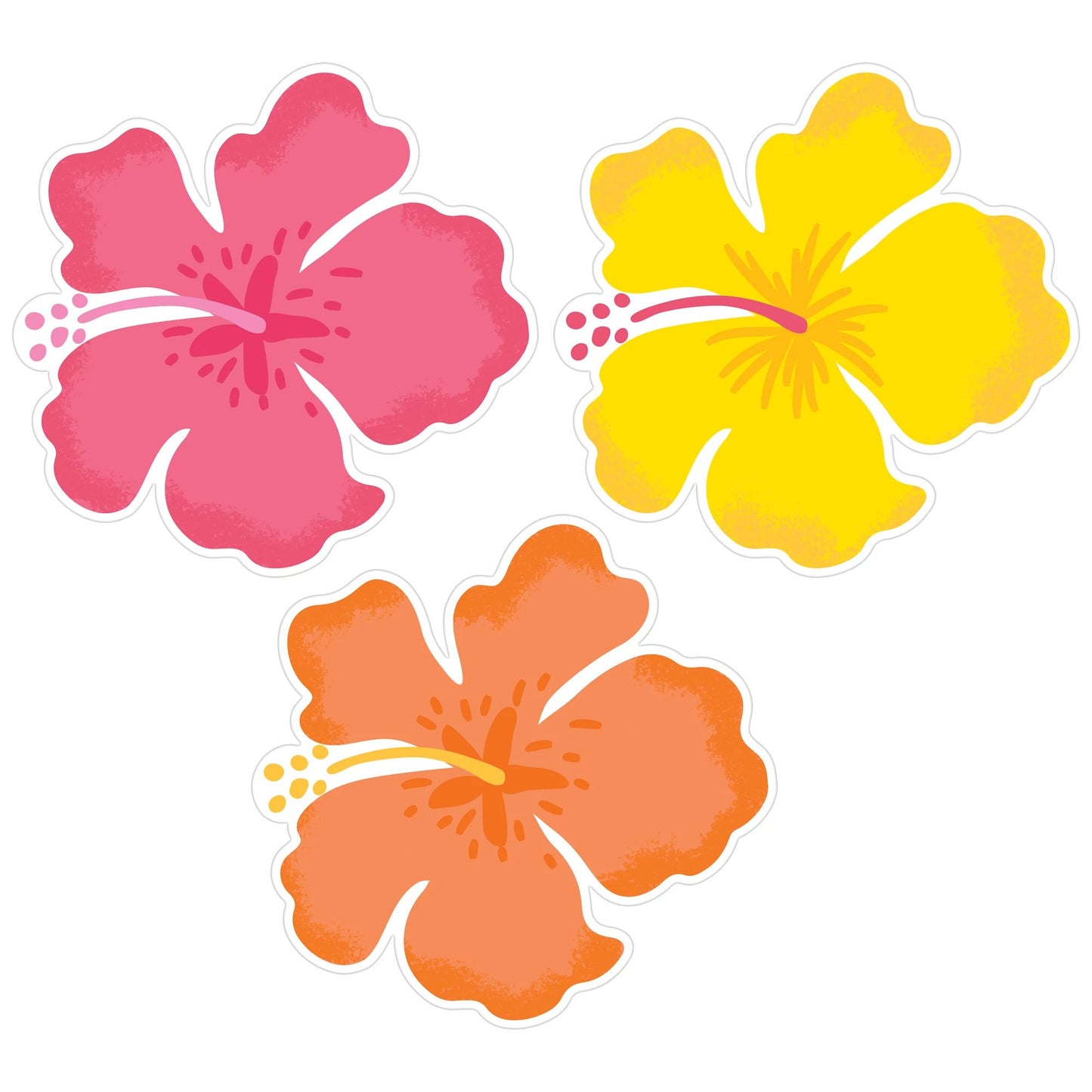 Summer Hibiscus Flower Cutout