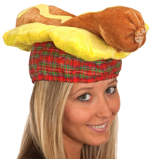 Velvet Hotdog Hat