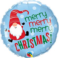 18" Merry Christmas Gnome