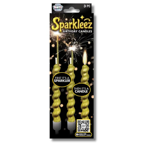 Sparkleez Birthday Candles - Sparkler Traditional Swirl