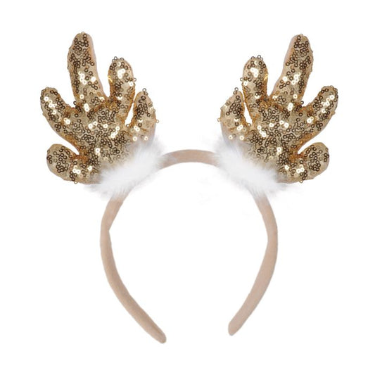 Sequined Reindeer Antlers