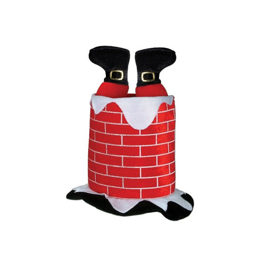 Plush Santa Chimney Hat