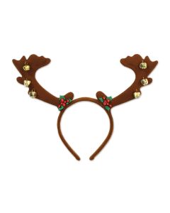 Reindeer Antlers w/Bells
