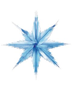 2-Tone Metallic Snowflakes