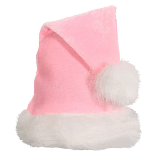 Santa Hat - Light Pink