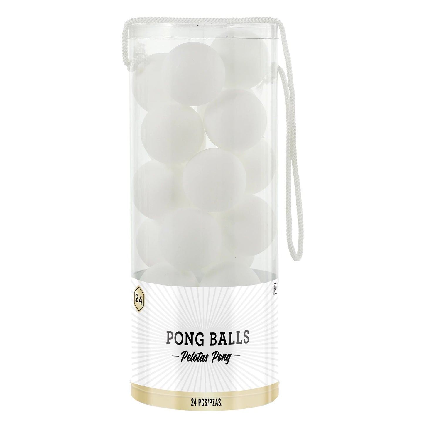 High Count Pong Balls - White