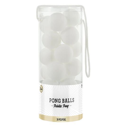 High Count Pong Balls - White