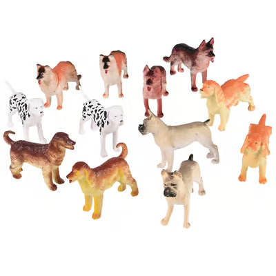 4" Toy Figures - Dogs