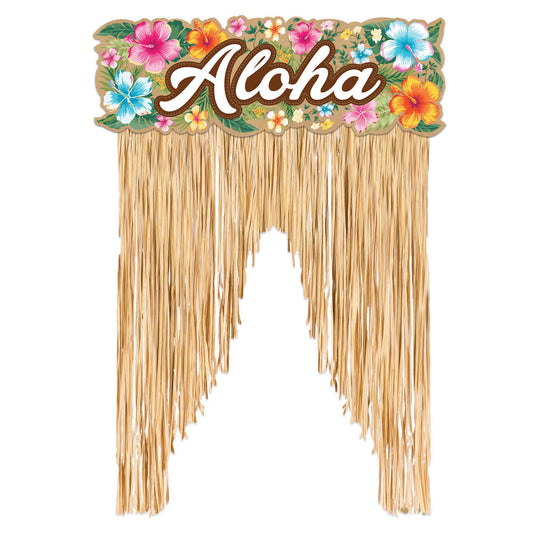 Aloha Grass Door Curtain