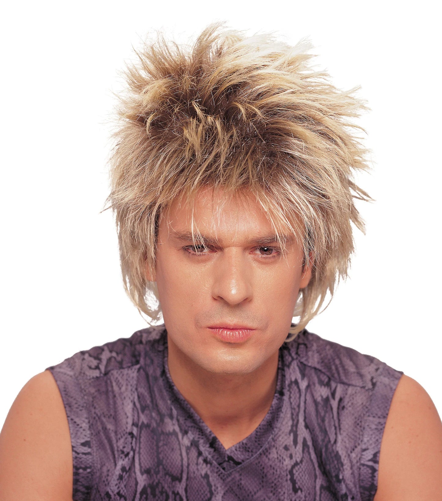 Unisex Rocker Wig - Blonde