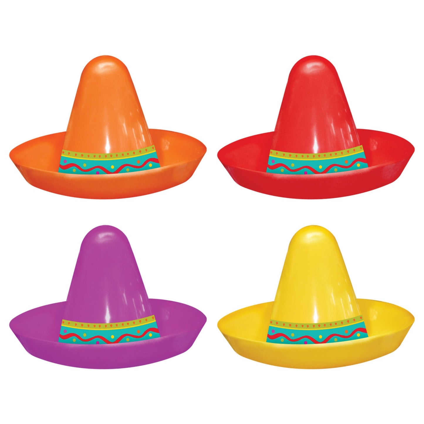 Mini Sombrero Assortment 8pc