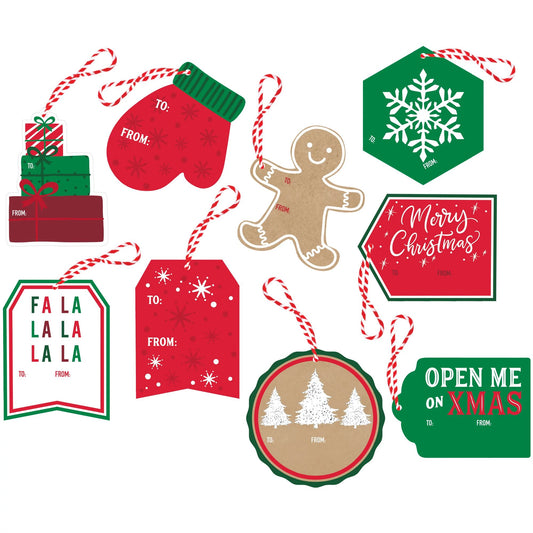 Christmas Novelty Gift Tag Set 60ct