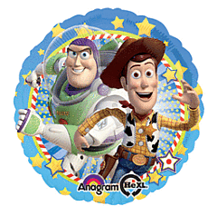 17" Mylar - Woody and Buzz