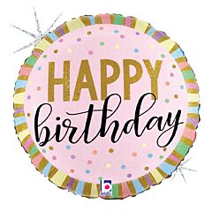 18" Mylar - Birthday Doodles