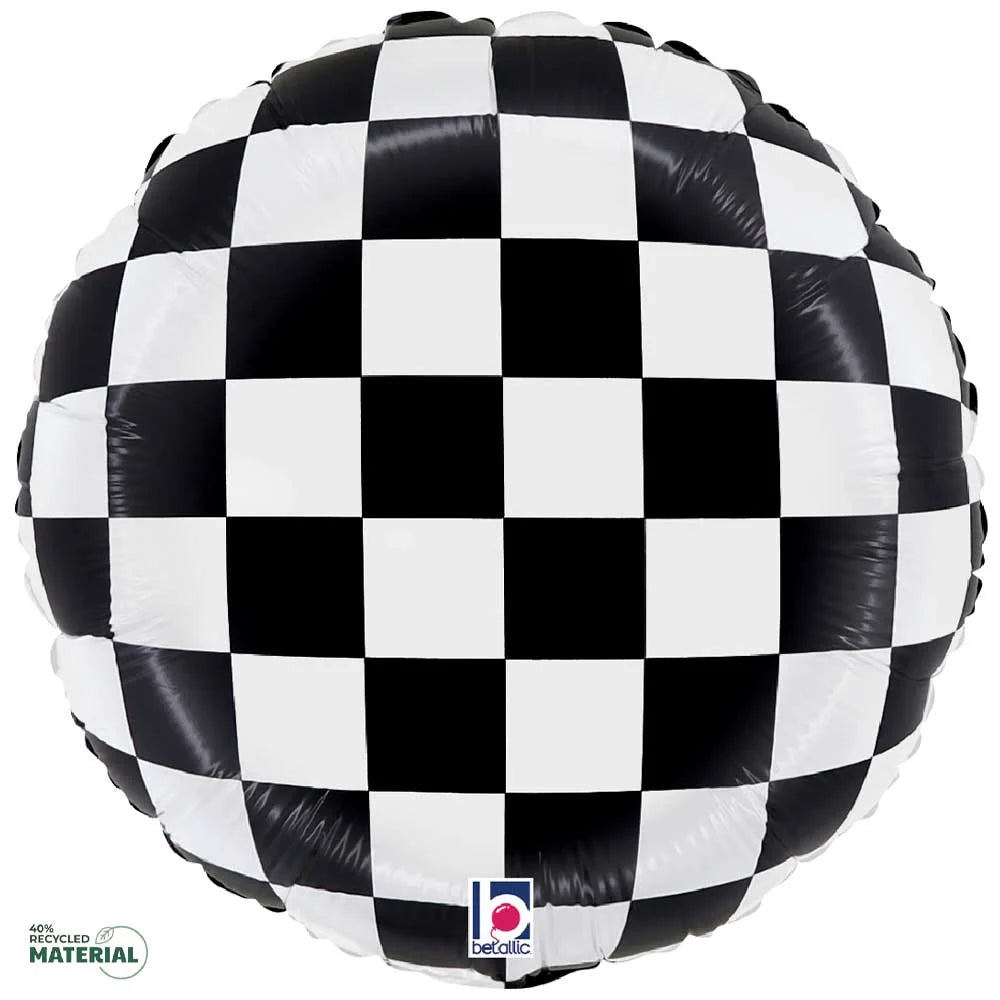 18" Mylar - Checkerboard