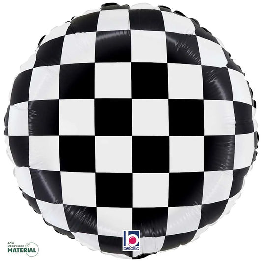 18" Mylar - Checkerboard