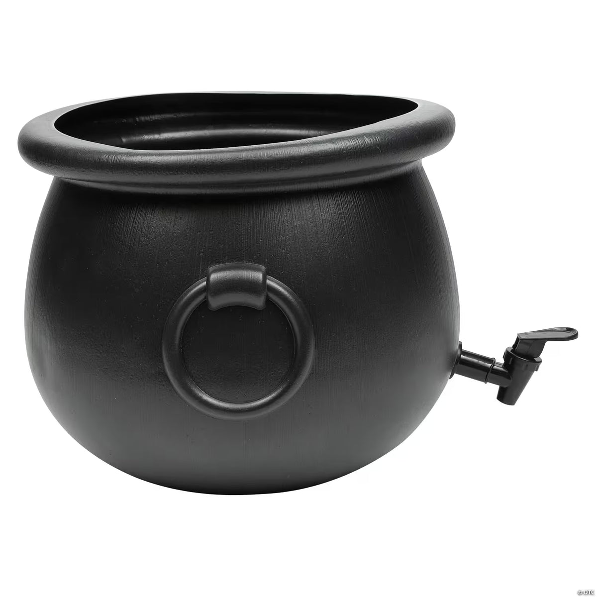 3.17 gal. Halloween Black Witch’s Cauldron Plastic Drink Dispenser