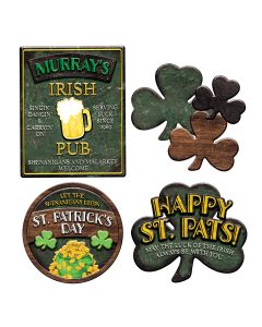 St Patrick's Day Sign Cutouts