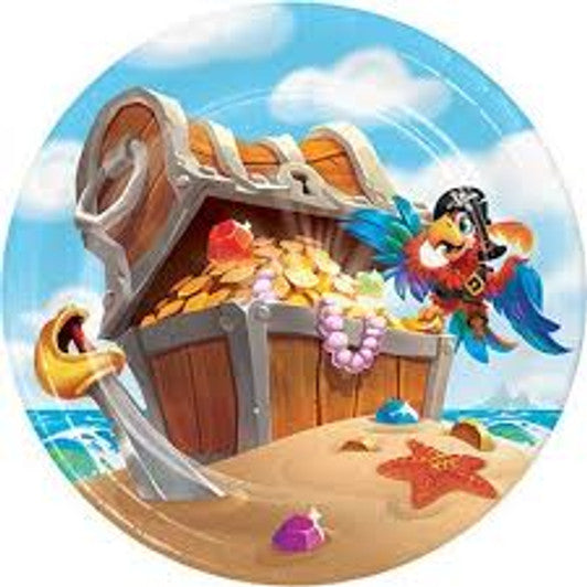 Lunch Plates 8ct - Pirate Treasure