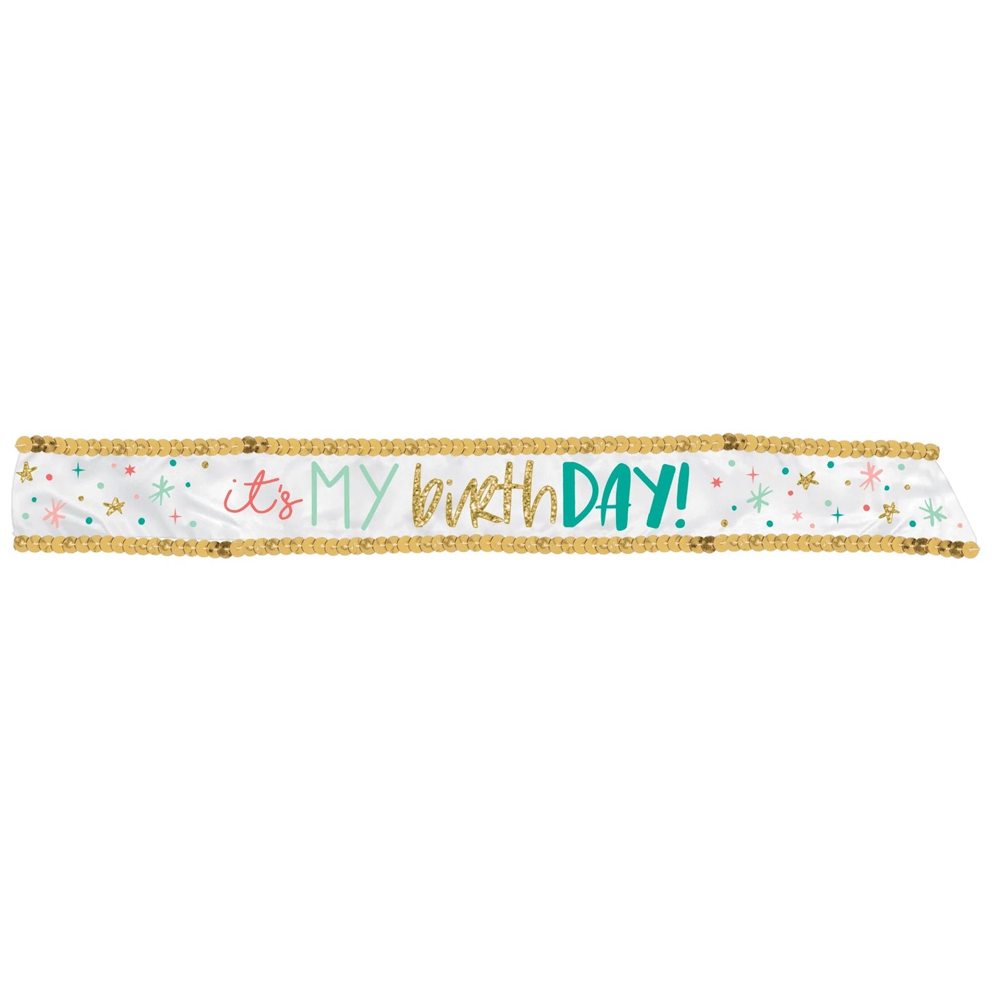 Happy Cake Day Fabric Sash