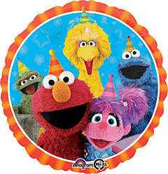 17" Mylar - Sesame Street Fun