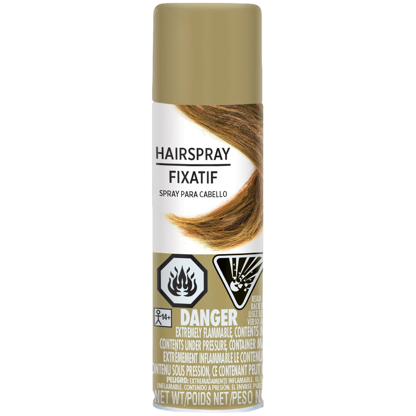 Color Hair Spray - Shimmer Gold