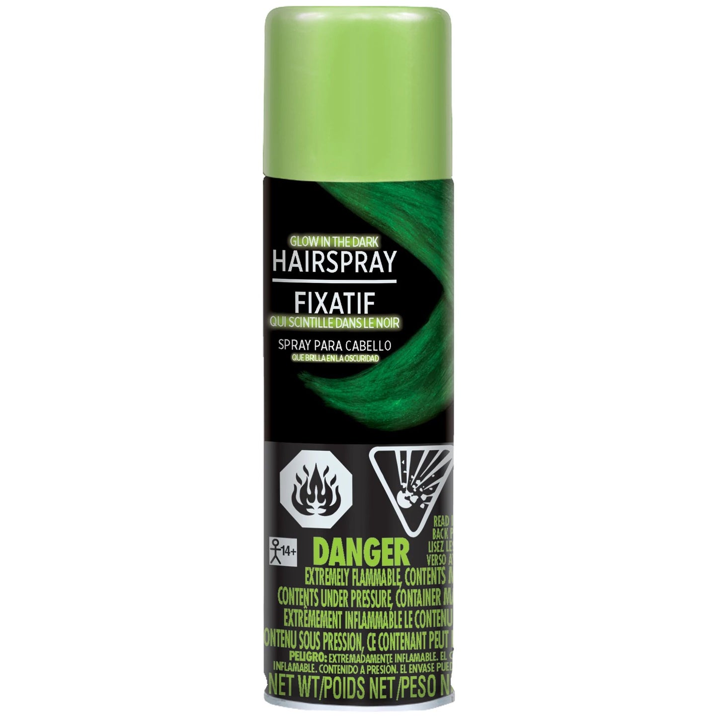Glow in the Dark Hair Spray