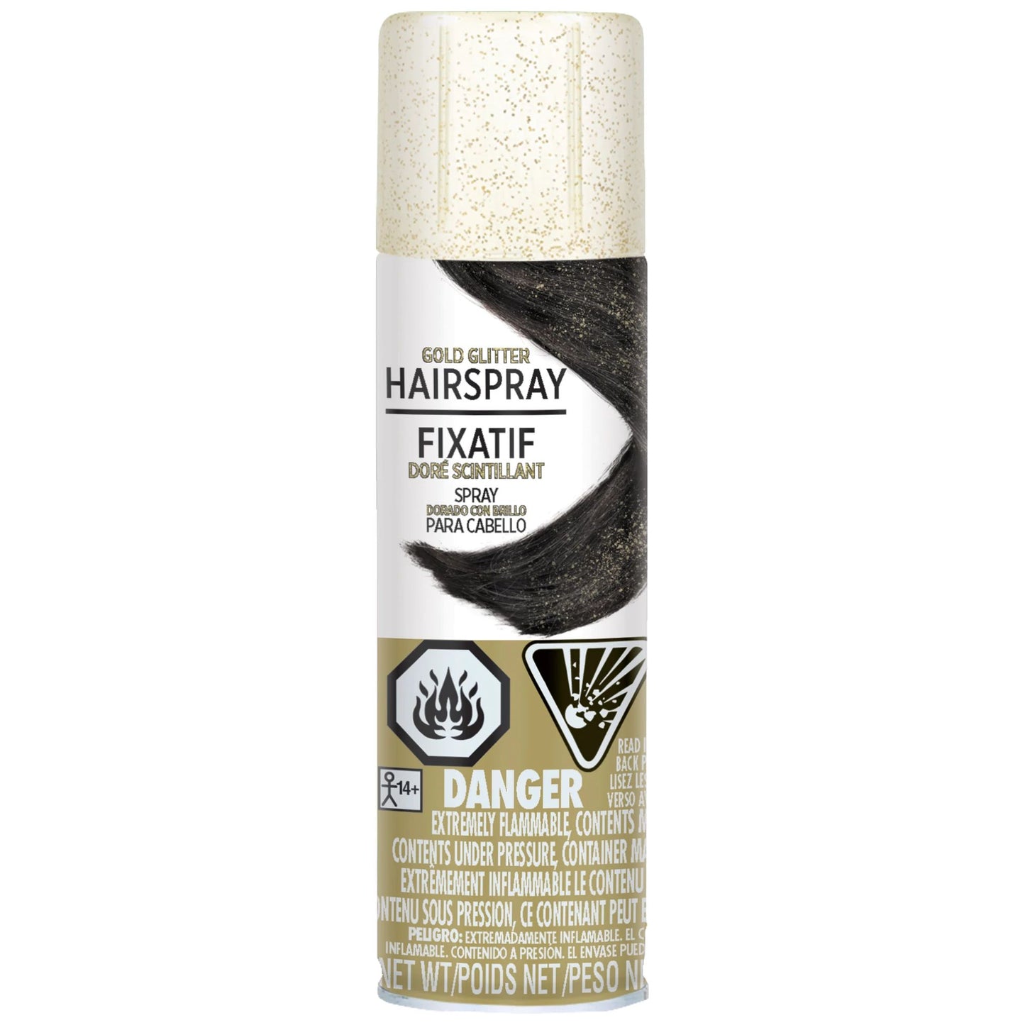 Glitter Hair Spray - Gold