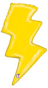 36" Supershape Mylar - Lightning Bolt