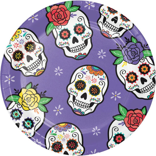 Dia De Muertos - Dessert Plates 8ct
