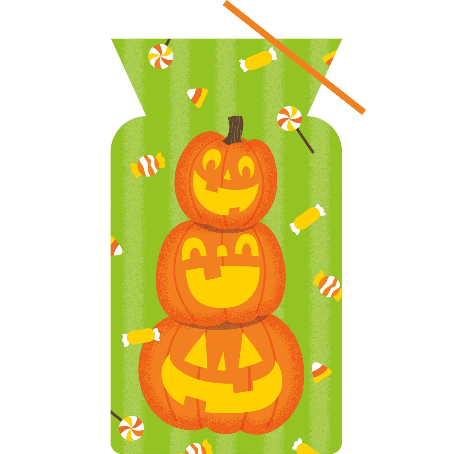 Cello Treat Bag - Pumpkins 20ct.