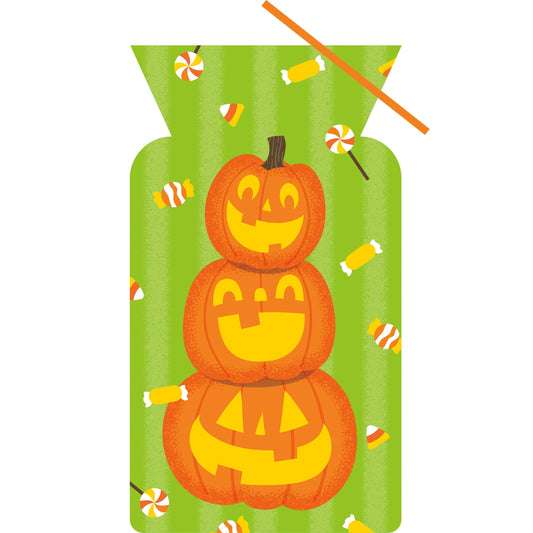 Cello Treat Bag - Pumpkins 20ct.