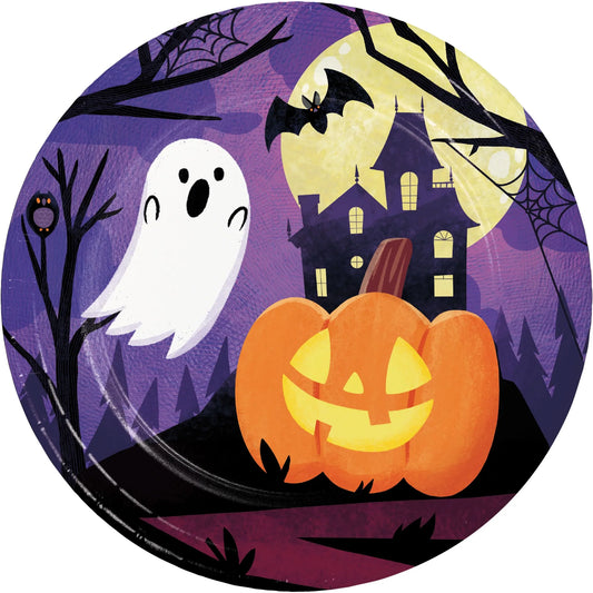 Dessert Plates - Haunted House 8ct.