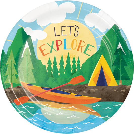 Dessert Plates - Outdoor Adventure 8ct