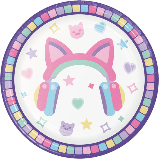 Dessert Plates 8ct - Digital Game