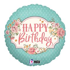 18" Mylar - Vintage Birthday