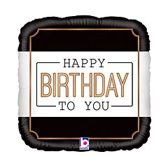 18" Mylar - Classic Birthday