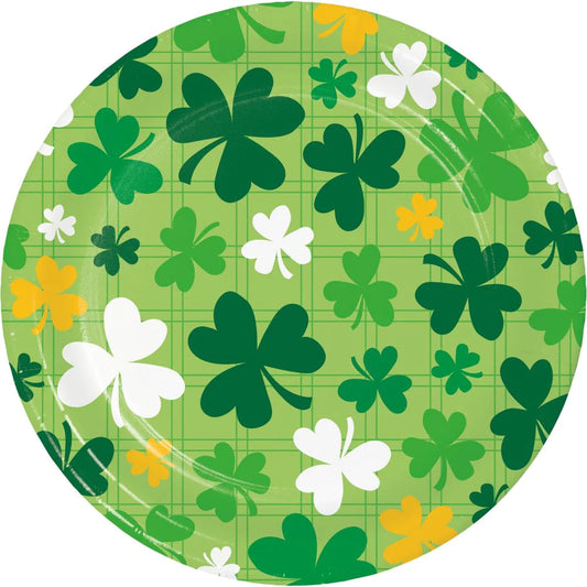 Dessert Plates - Shamrock and Roll 8 ct.