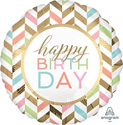 28" Jumbo Mylar - Pastel Celebration