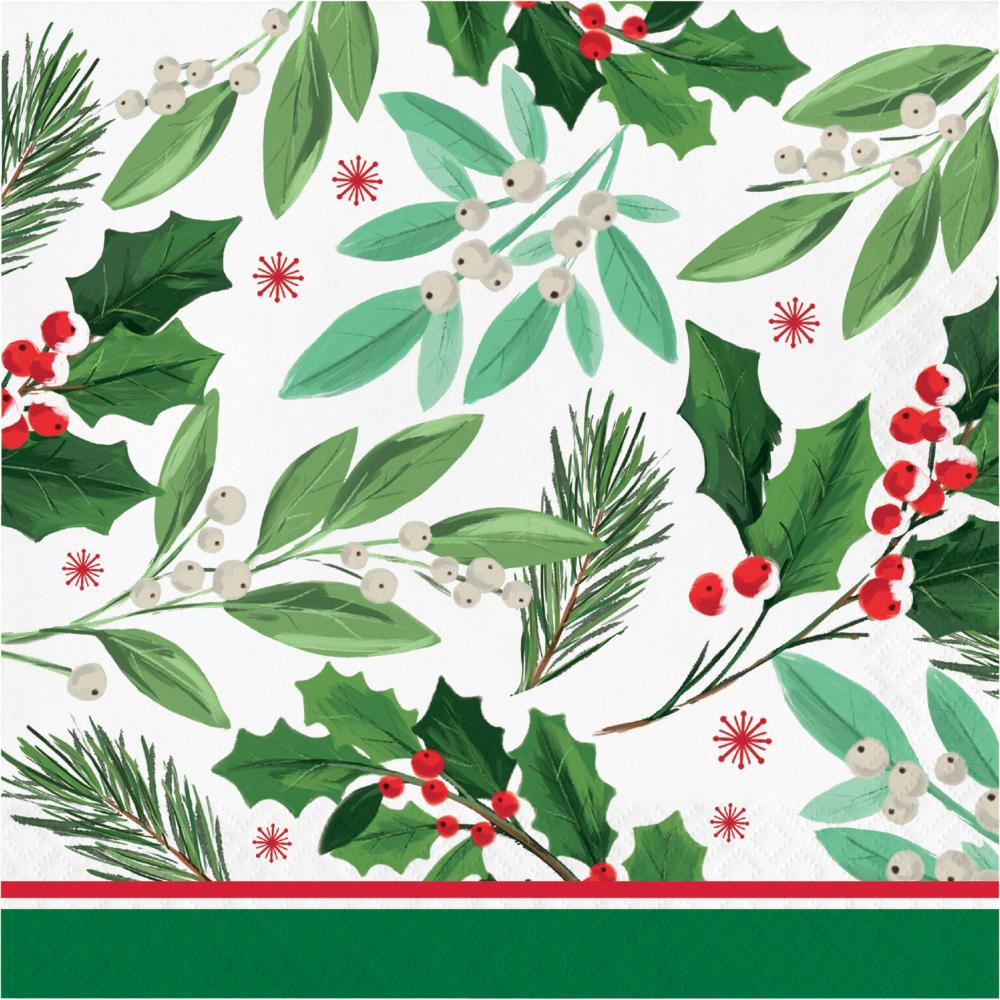 Holly Jolly Christmas - Lunch Napkins 16ct