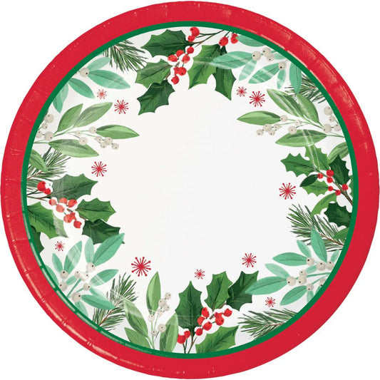 Holly Jolly Christmas - Lunch Plates 8ct