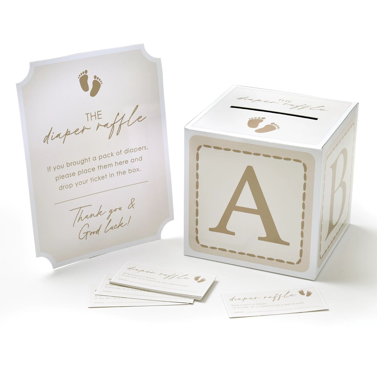 Baby Shower - Diaper Raffle Game