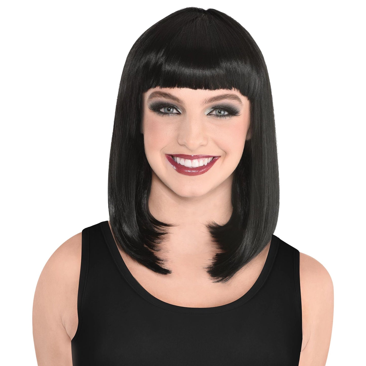Long Bob Wig - Black