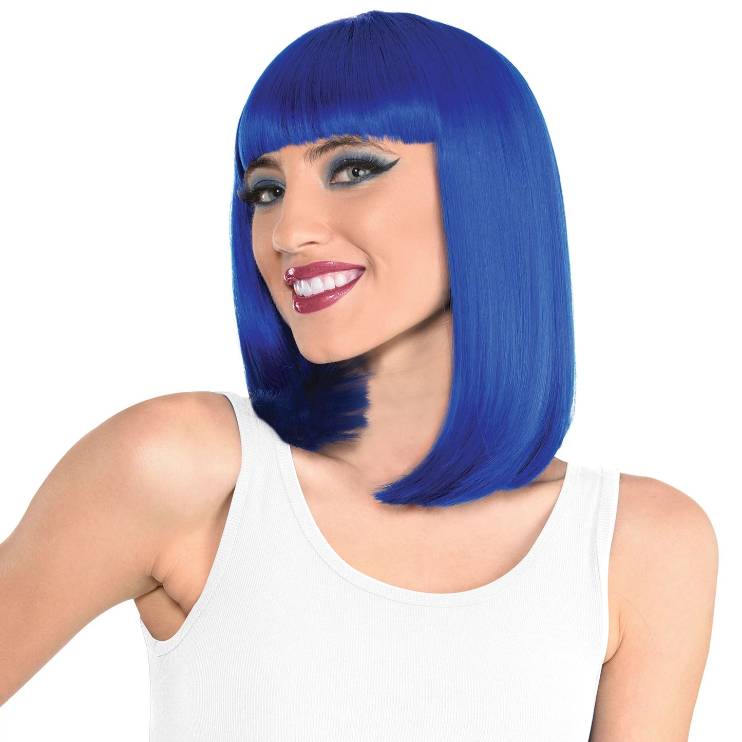 Long Bob Wig - Blue