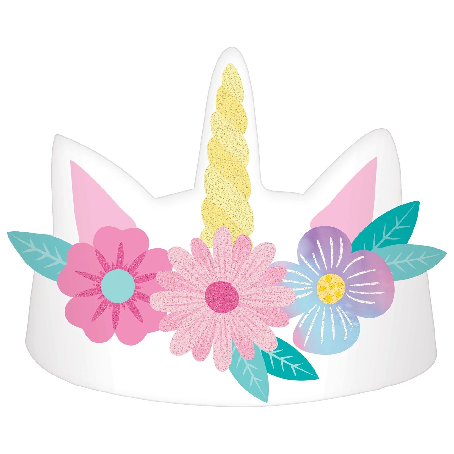 Enchanted Unicorn - Paper Crown 8pc
